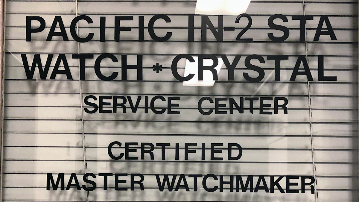 Pacific In-2-Sta Watch Crystal Co., Rolex specialist in San Francisco